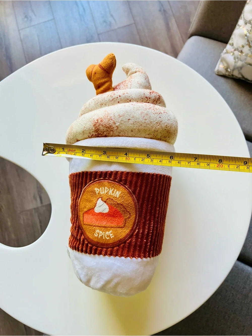 Youly Pumpkin Spice Latte Plush Dog Toy -NEW-DISCOUNTED SHIPPING!!!